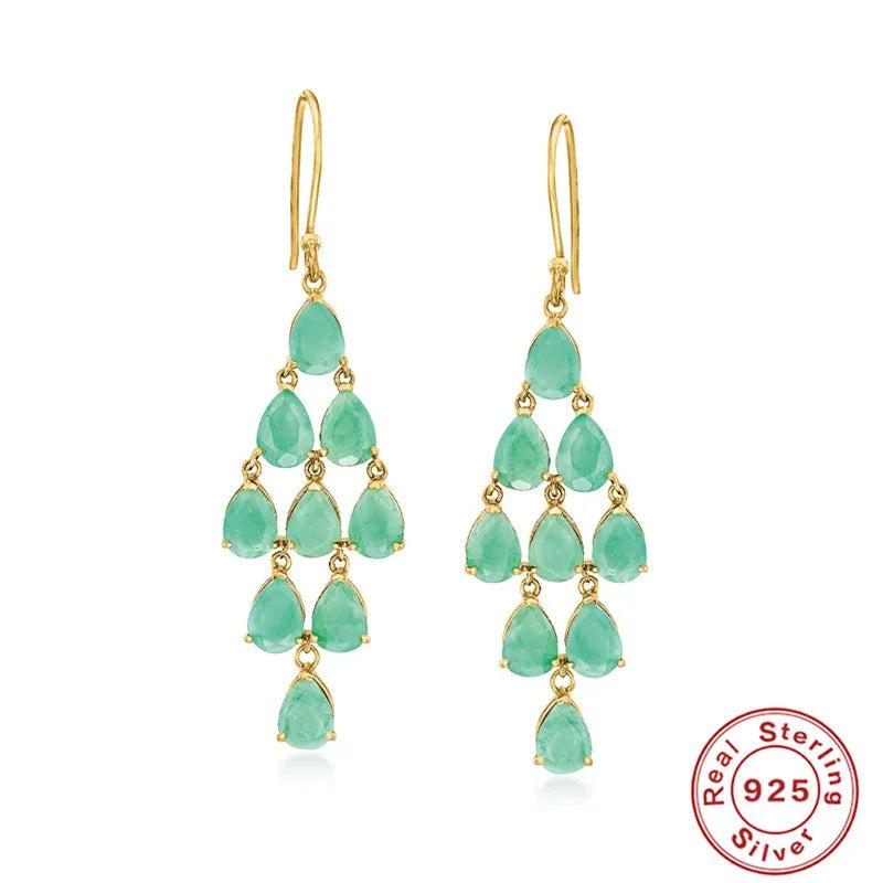 925 Silver Zircon Stud Earrings Women Jewelry Brincos Access