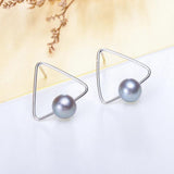 7-8MM Freshwater Pearl Earrings 925 Sterling Silver