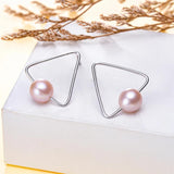 7-8MM Freshwater Pearl Earrings 925 Sterling Silver
