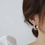 Charm Pearl Stud Earring Wedding Jewelry Pendant Accessories Gift