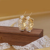 Charm Pearl Stud Earring Wedding Jewelry Pendant Accessories Gift