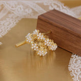 Charm Pearl Stud Earring Wedding Jewelry Pendant Accessories Gift