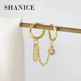 SHANICE 925 Silver CZ Tassel Earrings For Women