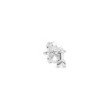 925 Sterling Silver pan Earrings for Women DIY Jewelry Wedding