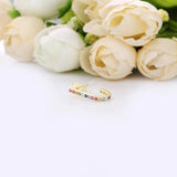 Moonnory Letter J Crystal Wedding Earrings