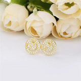 925 Silver Moon & Star Earring, Smile Stud for Women