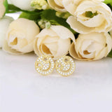 925 Silver Moon & Star Earring, Smile Stud for Women