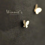 925 Sterling Silver Mini Butterfly Earrings