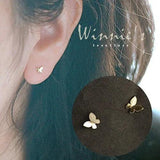 925 Sterling Silver Mini Butterfly Earrings