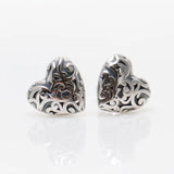 925 Silver Classic Heart Earrings for Women