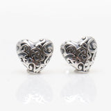925 Silver Classic Heart Earrings for Women