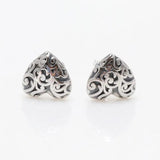 925 Silver Classic Heart Earrings for Women