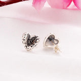 925 Silver Classic Heart Earrings for Women
