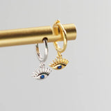 Korea INS 925 Sterling Silver Zircon Earrings YME629