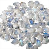 Moonstone Love Heart Shaped Earrings 925 Sterling Silver