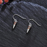 925 Silver Zircon Water Drop Earrings for Women