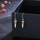 925 Silver Zircon Water Drop Earrings for Women