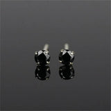 3mm CZ Earrings Cartilage 925 Sterling Silver Minimalist Small Studs