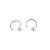 Round Pearl Earrings for Women