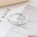 Fire Opal 925 Sterling Silver Ring Anniversary Gift Jewelry
