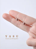 Yasu 925 Silver Earrings Cross Ear Clips Elegant Wedding Party Jewelry