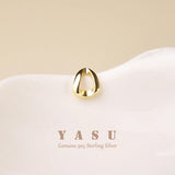 925 Silver Triangle Stud Earrings 14k Plated