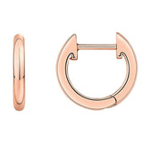 925 Silver Cuff Earrings Vintage 14K Plated Huggie for Women