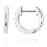 925 Silver Cuff Earrings Vintage 14K Plated Huggie for Women