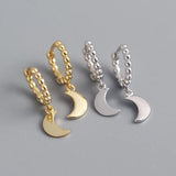 925 Silver Cuban Retro Tassel Drop Earrings for Women Party