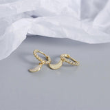925 Silver Cuban Retro Tassel Drop Earrings for Women Party