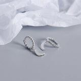 925 Silver Cuban Retro Tassel Drop Earrings for Women Party