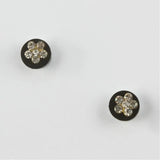 Flower Figured Magnet Tiny Earrings