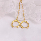 925 Sterling Silver Rhinestone Circle Earrings, Chain Drop, Women's Jewelry Gift