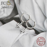 925 Silver Cactus Zirconia Hoop Earring for Women