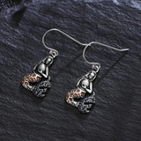 Mermaid Drop Earrings 925 Sterling Silver Zircon Jewelry Gift