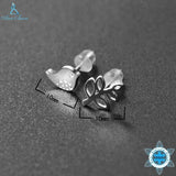 925 Silver Little Bird & Tree Stud Earrings for Women