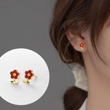 925 Silver Stud Earrings Women Tiny Earings Fine Jewelry