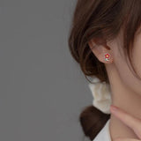 925 Silver Stud Earrings Women Tiny Earings Fine Jewelry