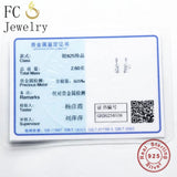 925 Silver Love Bow Tie CZ Crystal Stud Earrings