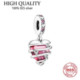 S925 Silver Bulb Pendant Charm for Bracelet Necklace Gift