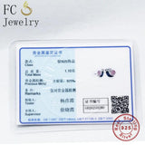 925 Silver Enamel Snail Stud Earrings Women Girl Party Brincos