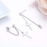 925 Silver Cross Charms Pendant Set for Women Girls