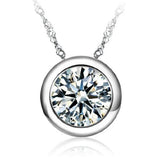 925 Sterling Silver Amethyst Pendant Charm PE49