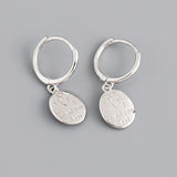 925 Silver Heart Hoop Earring For Women, Kids