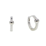 925 Silver Hoop Earrings Summer Style Jewelry Women Wedding Gift