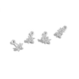 Starfish Screw Ball Buckle 925 Silver Stud Earrings For Women Gift