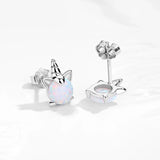 Opal Stud Earrings Animal Opal Earrings For Women Jewelry