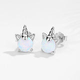 Opal Stud Earrings Animal Opal Earrings For Women Jewelry