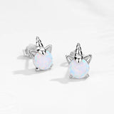 Opal Stud Earrings Animal Opal Earrings For Women Jewelry