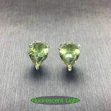 Zultanite Stud Earrings 925 Silver Stone Change Fine Jewelry For Women